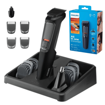 Aparador Philips 6 em 1 Depilador Barbeador Elétrico Multigroom Bivolt